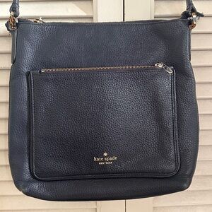 Kate Spade Black Pebbles Leather Crossbody Bag